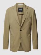 BOSS 2-Knopf-Sakko mit Reverskragen Modell 'Hanry' in Schilf, Größe 46