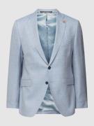 Wilvorst Regular Fit 2-Knopf-Sakko aus Woll-Leinen-Mix mit Seide-Antei...