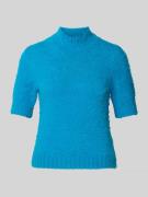 Marc Cain Turtleneck-Pullover mit Stehkragen und 1/2-Arm in Ocean, Grö...