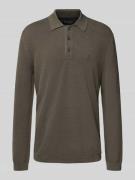 Marc O'Polo Regular Fit Strick-Shirt aus reiner Baumwolle in Khaki, Gr...