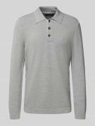Marc O'Polo Regular Fit Strick-Shirt aus reiner Baumwolle in Hellgrau,...