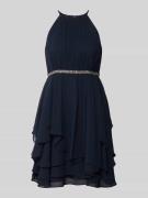 Jake*s Cocktail Cocktailkleid mit Nahtreißverschluss in Marine Melange...