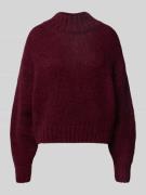Marc Cain Relaxed Fit Ist Turtleneck-Pullover mit Alpaka-Anteil in Bor...