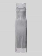 Marella Midikleid mit Allover-Strasssteinbesatz Modell 'Limone' in Sil...