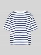 Mey Pyjama-Oberteil mit geripptem Rundhalsausschnitt in Dunkelblau, Gr...