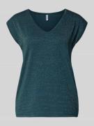 Pieces Regular Fit Shirt aus Viskose-Mix Modell 'BILLO' in Petrol, Grö...