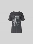 Anine Bing T-Shirt mit Logo-Print in Black, Größe L