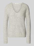 Christian Berg Woman Regular Fit Strickpullover mit Woll-Anteil in Hel...