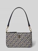 Tommy Hilfiger Schultertasche mit Jacquard-Muster in Blau, Größe 1