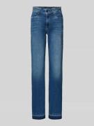 Marc Cain Jeans mit Eingrifftaschen in Bleu Melange, Größe 34