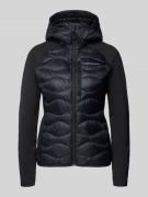 PEAK PERFORMANCE Steppjacke mit Kapuze in Black, Größe L