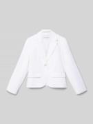 DANAMADE Regular Fit Blazer aus Viskose-Mix in Ecru, Größe 122