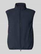 BOSS Slim Fit Weste im Blouson-Stil Modell 'HANRY-VEST' in Marine, Grö...