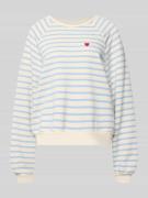 Pieces Oversized Sweatshirt aus Baumwoll-Mix Modell 'GRETA' in Royal, ...