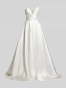 Luxuar Regular Fit Brautkleid mit Zierknopfleiste in Offwhite, Größe 3...