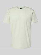 The North Face T-Shirt mit Label-Print in Hellgruen, Größe L