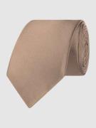 Monti Krawatte aus reiner Seide (6 cm) in Camel, Größe 1