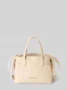 VALENTINO BAGS Handtasche mit Label-Applikation Modell 'PANSY' in Ecru...