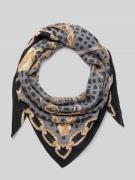 Guess Tuch aus reinem Modal mit Logo-Print in Black, Größe 1