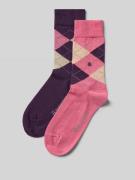 Burlington Socken mit Argyle-Stitching Modell 'Everyday' im 2er-Pack i...