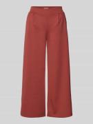 ICHI Wide Fit Stoffhose mit Viskose-Anteil Modell 'Kate' in Terra, Grö...