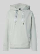 JOOP! Regular Fit Hoodie mit Logo-Applikation in Hellgruen, Größe 34