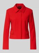 Windsor Blazer mit Pattentaschen in Rot, Größe 34
