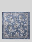 Verugia Einstecktuch aus reiner Seide in Blau, Größe 1