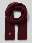 Pieces Schal mit Stickerei Modell 'MALIKA' in Bordeaux Melange, Größe ...