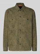 BOSS Orange Regular Fit Hemdjacke aus reiner Baumwolle Modell 'LOCKY_2...