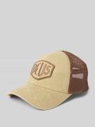 DEUS EX MACHINA Trucker Cap mit Label-Patch in Beige, Größe 1