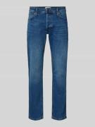 Jack & Jones Straight Fit Jeans im 5-Pocket-Design Modell 'Mike' in Du...
