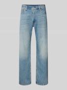 Levi's® Straight Fit Jeans im 5-Pocket-Mix Modell 'Lead' in Hellblau, ...