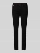Calvin Klein Jeans Skinny Fit Jeans mit Logo-Patch in Black, Größe 26/...