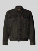 Levi's® Jeansjacke mit Brusttaschen in Black, Größe M