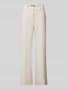Cambio Hose mit Bügelfalten Modell 'AMELIE' in Sand, Größe 46