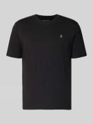 Marc O'Polo T-Shirt mit Label-Print in Black, Größe S