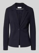 comma Blazer mit Reverskragen in Dunkelblau, Größe 34