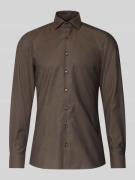 OLYMP Level Five Slim Fit Businesshemd aus Baumwoll-Mix mit Kentkragen...