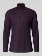 OLYMP Level Five Slim Fit Businesshemd aus Baumwoll-Mix mit Kentkragen...