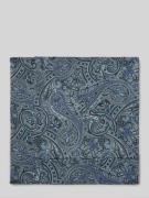 Blick Einstecktuch aus Seide im Allover-Look in Petrol, Größe 1