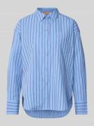 JJXX Hemdbluse mit Knopfleiste Modell 'JAMIE' in Blau, Größe L