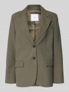 Mango Relaxed Fit Blazer mit Viskose-Anteil Modell 'Napoli' in Khaki, ...