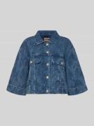 MOS MOSH Relaxed Fit Jacke in Denim-Optik Modell 'Penn' in Jeansblau, ...