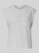 Neo Noir Loose Fit Strickweste mit Knopfleiste Modell 'Everest' in Hel...