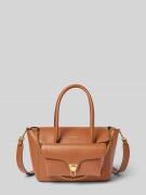 Coccinelle Handtasche mit Label-Schriftzug Modell 'DOUBLE BEAT' in Cog...