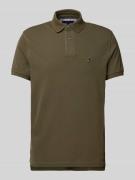 Tommy Hilfiger Regular Fit Poloshirt aus Baumwoll-Mix in Oliv, Größe X...
