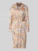 Christian Berg Woman Selection Midikleid mit Allover-Muster in Rose, G...