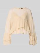 BOSS Orange Slim Fit Langarmbluse aus reiner Viskose Modell 'BLEJA' in...