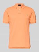 Polo Ralph Lauren Slim Fit Poloshirt aus reiner Baumwolle in Orange, G...